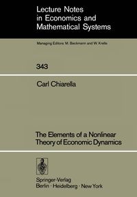 Produktbild: The Elements of a Nonlinear Theory of Economic Dynamics