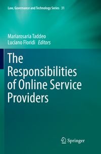 Produktbild: The Responsibilities of Online Service Providers