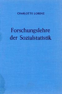 Produktbild: Forschungslehre der Sozialstatistik.