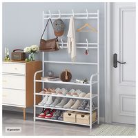 Produktbild: HTI-Living Multifunktionale Garderobe mit Schuhregal platzsparend, modern und praktisch