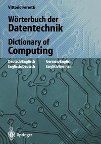Produktbild: W&ouml;rterbuch der Datentechnik / Dictionary of Computing