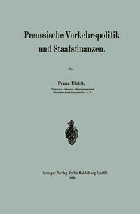Produktbild: Preussische Verkehrspolitik und Staatsfinanzen