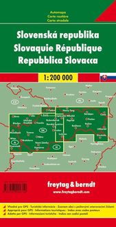 Slowakische Republik 1 : 200 000. Autokarte