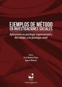 Produktbild: Ejemplos de m&eacute;todo en investigaciones sociales