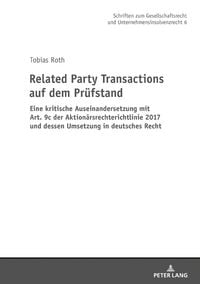 Produktbild: Related Party Transactions auf dem Pr&uuml;fstand