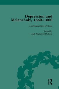 Produktbild: Depression and Melancholy, 1660-1800 vol 3