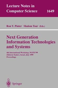 Produktbild: Next Generation Information Technologies and Systems