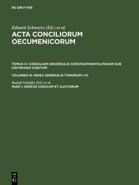 Produktbild: Indices codicum et auctorum