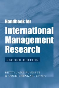 Produktbild: Handbook for International Management Research