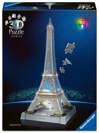 Produktbild: 3D Puzzle Iconics: Eiffelturm - mit Licht