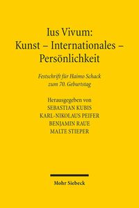 Produktbild: Ius Vivum: Kunst - Internationales - Pers&ouml;nlichkeit