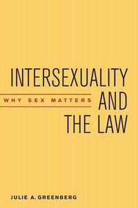 Produktbild: Intersexuality and the Law