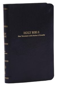 Produktbild: KJV Holy Bible: Pocket New Testament with Psalms and Proverbs, Black Leatherflex, Red Letter, Comfort Print: King James Version
