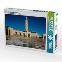 Produktbild: CALVENDO Puzzle Hassan II. Moschee, Casablanca | 1000 Teile Lege-Gr&ouml;&szlig;e 64x48cm Foto-Puzzle f&uuml;r gl&uuml;ckliche Stunden