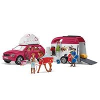 Produktbild: schleich&reg; 42535 Abenteuer mit Auto und Pferdeanh&auml;nger
