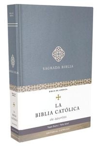 Produktbild: Biblia Cat&oacute;lica de Apuntes, Tapa Dura/Tela, Azul, Comfort Print