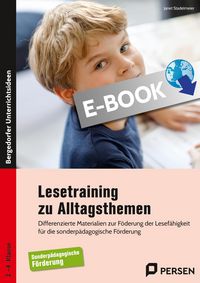 Produktbild: Lesetraining zu Alltagsthemen