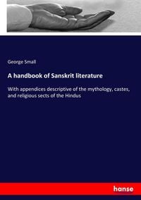 Produktbild: A handbook of Sanskrit literature