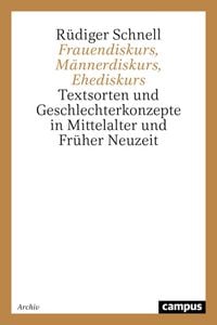 Produktbild: Frauendiskurs, M&auml;nnerdiskurs, Ehediskurs