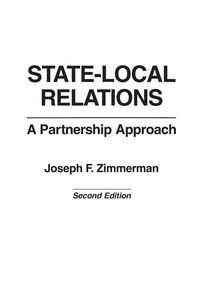 Produktbild: State-Local Relations