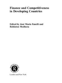 Produktbild: Finance and Competitiveness in Developing Countries