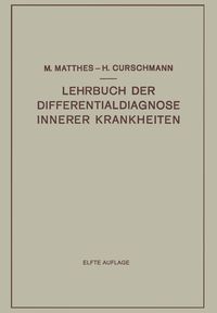 Produktbild: Lehrbuch der Differentialdiagnose Innerer Krankheiten