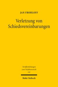 Produktbild: Verletzung von Schiedsvereinbarungen
