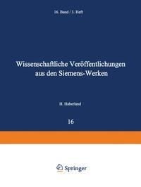 Produktbild: Wissenschaftliche Ver&ouml;ffentlichungen aus den Siemens-Werken