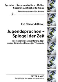 Produktbild: Jugendsprachen &ndash; Spiegel der Zeit