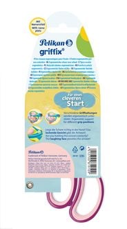 Pelikan Schere griffix® Schulschere spitz für Rechtshänder, SweetBerry