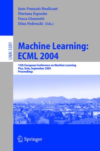 Produktbild: Machine Learning: ECML 2004