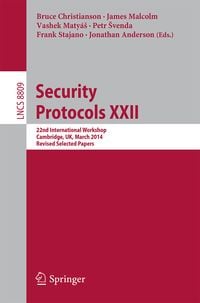 Produktbild: Security Protocols XXII
