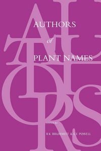 Produktbild: Authors of Plant Names