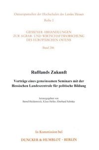 Produktbild: Ru&szlig;lands Zukunft.