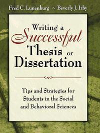 Produktbild: Writing a Successful Thesis or Dissertation