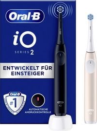 Produktbild: Oral-B Braun Oral-B iO Series 2 Night Black/Calm Pink 62470 Elektrische Zahnb&uuml;rste Schwarz, Pink