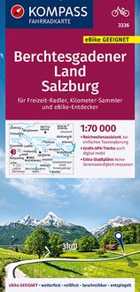 Bild vom Artikel KOMPASS Fahrradkarte 3336 Berchtesgadener Land, Salzburg 1:70.000 vom Autor Kompass-Karten GmbH