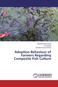 Produktbild: Adoption Behaviour of Farmers Regarding Composite Fish Culture
