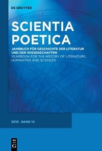 Produktbild: Scientia Poetica, Band 14, Scientia Poetica (2010)
