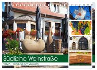 Produktbild: S&uuml;dliche Weinstra&szlig;e Eine Einladung zum Verweilen (Tischkalender 2026 DIN A5 quer), CALVENDO Monatskalender