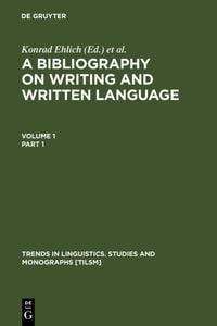 Produktbild: A Bibliography on Writing and Written Language