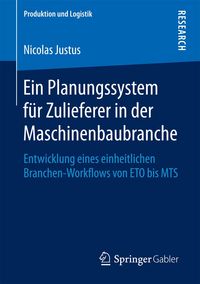 Produktbild: Ein Planungssystem f&uuml;r Zulieferer in der Maschinenbaubranche