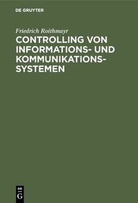 Produktbild: Controlling von Informations- und Kommunikationssystemen