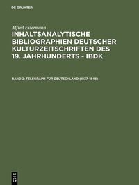 Produktbild: Telegraph f&uuml;r Deutschland (1837&ndash;1848)