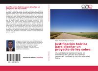 Produktbild: Justificaci&oacute;n te&oacute;rica para dise&ntilde;ar un proyecto de ley sobre: