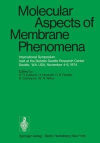 Produktbild: Molecular Aspects of Membrane Phenomena