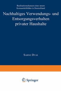 Produktbild: Nachhaltiges Verwendungs- und Entsorgungsverhalten privater Haushalte