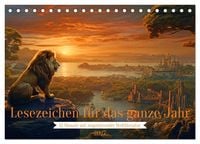 Produktbild: Lesezeichen f&uuml;r das ganze Jahr - 12 Monate mit inspirierender Weltliteratur (Tischkalender 2027 DIN A5 quer), CALVENDO Monatskalender
