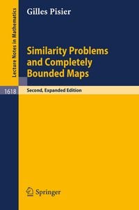 Produktbild: Similarity Problems and Completely Bounded Maps