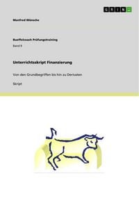 Produktbild: Unterrichtsskript Finanzierung